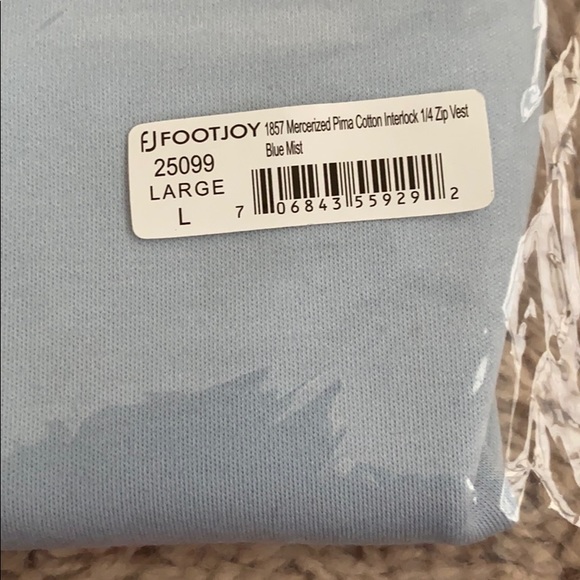 FootJoy 1857 Golf Quarter Zip Vest - Picture 8 of 13